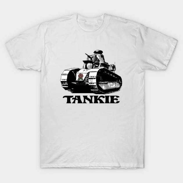 Tankie Bernie T-Shirt by Robitussn